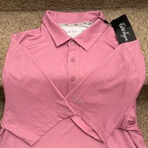 Pink Polo Shirt by Walter Hagen